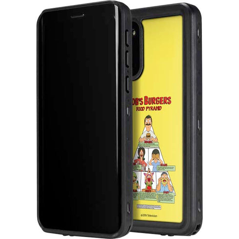 Bobs Burgers Food Pyramid Galaxy S20 Waterproof Case