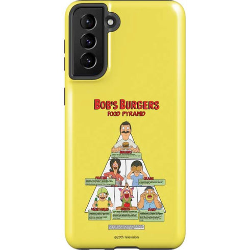 Bobs Burgers Food Pyramid Galaxy S21 Plus 5G Pro Case