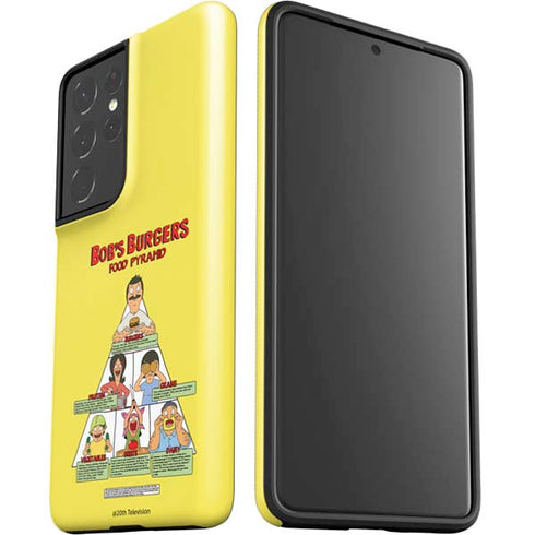 Bobs Burgers Food Pyramid Galaxy S21 Ultra 5G Pro Case
