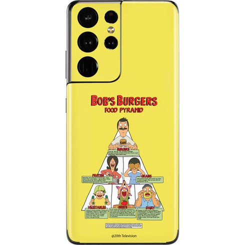 Bobs Burgers Food Pyramid Galaxy S21 Ultra 5G Skin