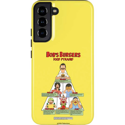 Bobs Burgers Food Pyramid Galaxy S22 Plus Pro Case