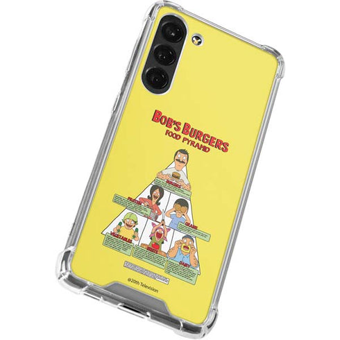 Bobs Burgers Food Pyramid Galaxy S23 Plus Clear Case