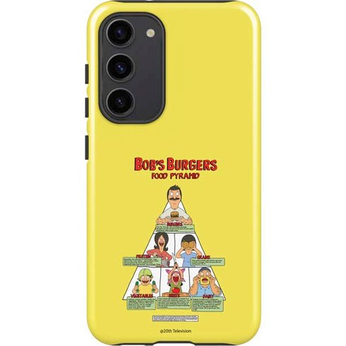 Bobs Burgers Food Pyramid Galaxy S23 Plus Pro Case