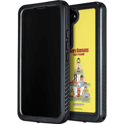 Bobs Burgers Food Pyramid Galaxy S23 Plus Waterproof Case