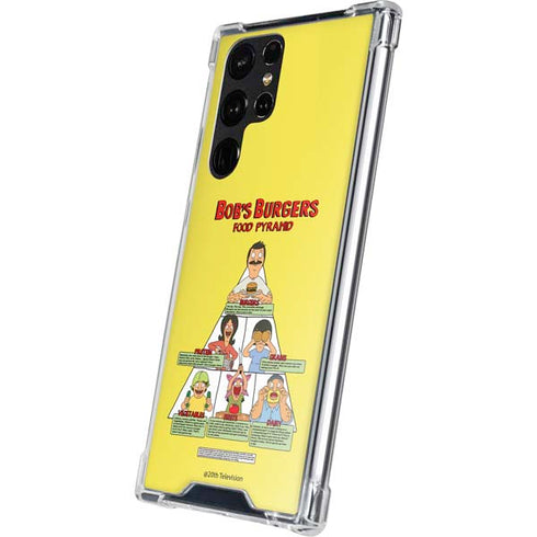 Bobs Burgers Food Pyramid Galaxy S23 Ultra Clear Case