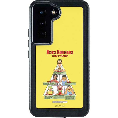 Bobs Burgers Food Pyramid Galaxy S23 Waterproof Case