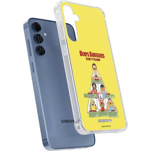 Bobs Burgers Food Pyramid Galaxy S24 Clear Case
