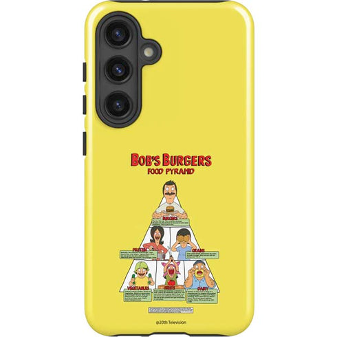 Bobs Burgers Food Pyramid Galaxy S25 Impact Case