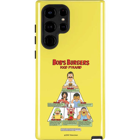 Bobs Burgers Food Pyramid Galaxy Cases