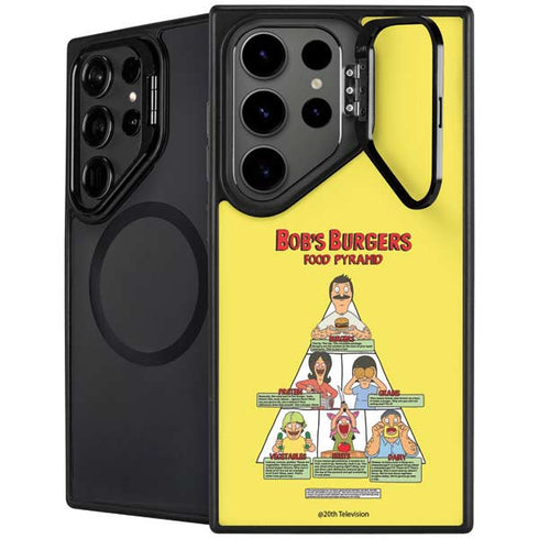 Bobs Burgers Food Pyramid Galaxy S24 Ultra Kickstand Case