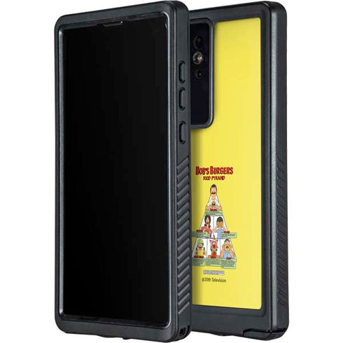 Bobs Burgers Food Pyramid Galaxy S24 Ultra Waterproof Case