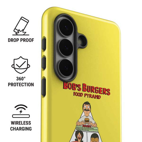 Bobs Burgers Food Pyramid Galaxy S26 Impact Case