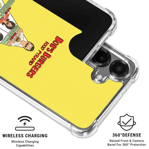 Bobs Burgers Food Pyramid Galaxy S26 Plus Clear Case