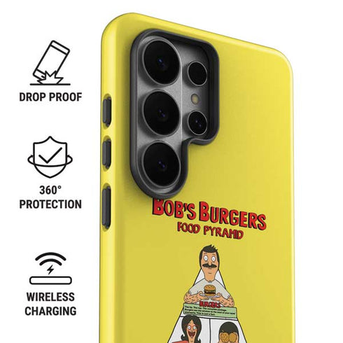 Bobs Burgers Food Pyramid Galaxy S26 Ultra Impact Case