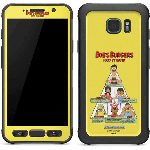 Bobs Burgers Food Pyramid Galaxy S7 Active Skin