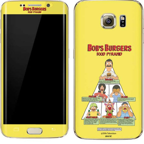Bobs Burgers Food Pyramid Galaxy S7 Edge Skin