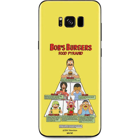 Bobs Burgers Food Pyramid Galaxy S8 Plus Skin