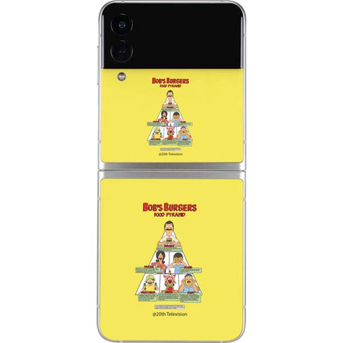 Bobs Burgers Food Pyramid Galaxy Z Flip3 5G Skin