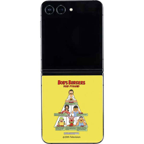 Bobs Burgers Food Pyramid Galaxy Z Flip5 5G Skin