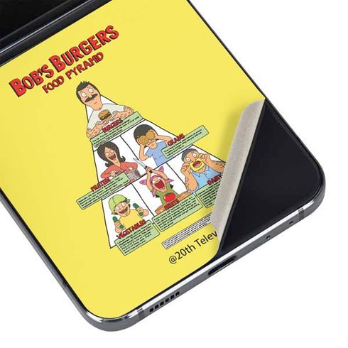 Bobs Burgers Food Pyramid Galaxy Z Flip5 5G Skin