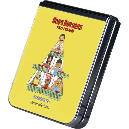Bobs Burgers Food Pyramid Galaxy Z Flip5 5G Skin