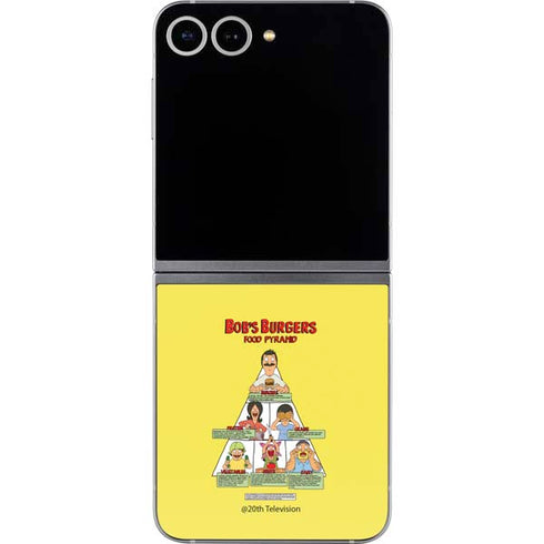 Bobs Burgers Food Pyramid Galaxy Z Flip6 Skin