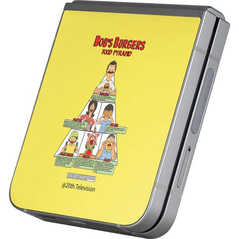 Bobs Burgers Food Pyramid Galaxy Z Flip6 Skin