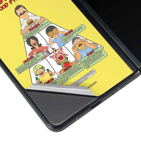 Bobs Burgers Food Pyramid Galaxy Z Fold3 5G Skin