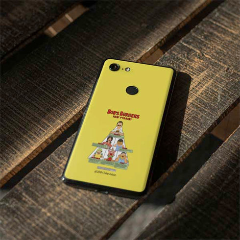 Bobs Burgers Food Pyramid Google Pixel 3 Skin