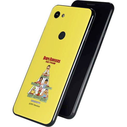 Bobs Burgers Food Pyramid Google Pixel 3a XL Skin