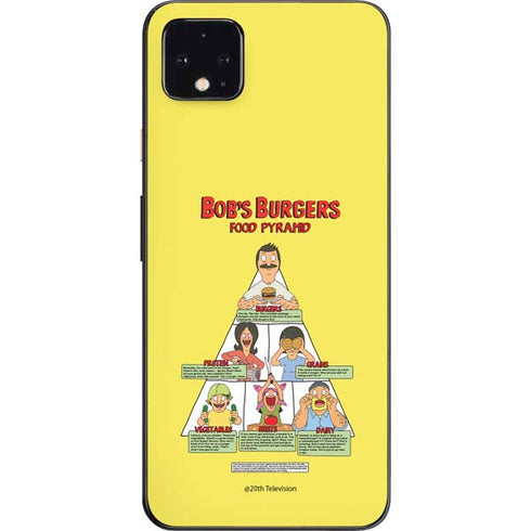 Bobs Burgers Food Pyramid Google Pixel 4 XL Skin