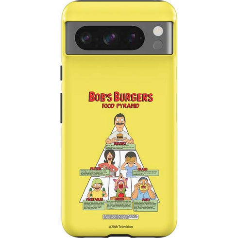 Bobs Burgers Food Pyramid Google Pixel 8 Pro Impact Case