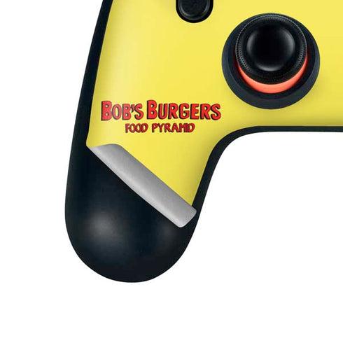 Bobs Burgers Food Pyramid Google Stadia Controller Skin