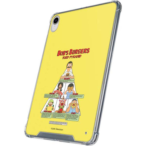 Bobs Burgers Food Pyramid iPad 11th Gen (2025) Clear Case
