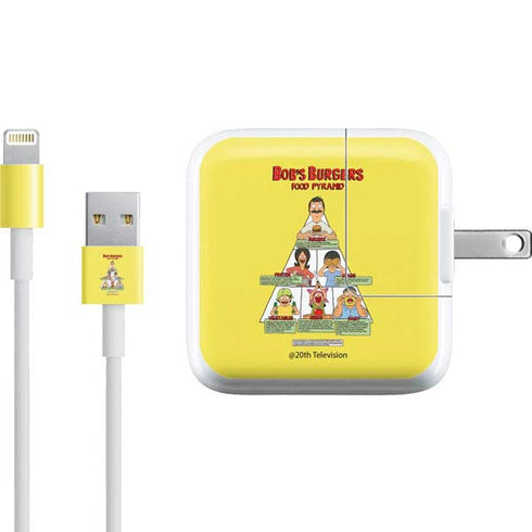 Bobs Burgers Food Pyramid iPad Charger (10W USB) Skin