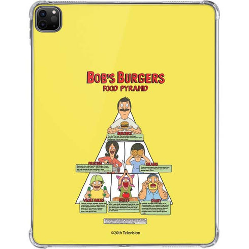 Bobs Burgers Food Pyramid iPad Pro 11in (2024) Clear Case