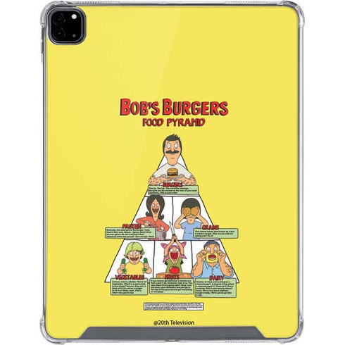 Bobs Burgers Food Pyramid iPad Pro 12.9in (2020) Clear Case