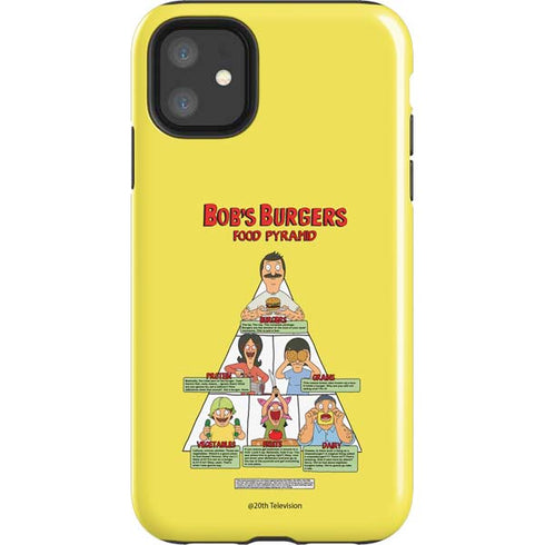Bobs Burgers Food Pyramid iPhone 11 Impact Case