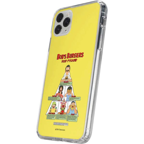 Bobs Burgers Food Pyramid iPhone 11 Pro Clear Case