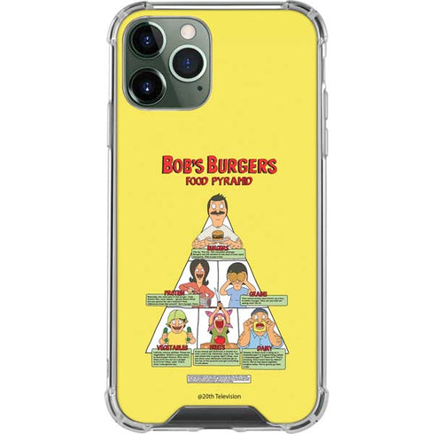 Bobs Burgers Food Pyramid iPhone 11 Pro Max Clear Case