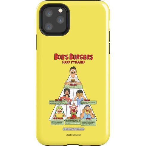 Bobs Burgers Food Pyramid iPhone 11 Pro Max Impact Case