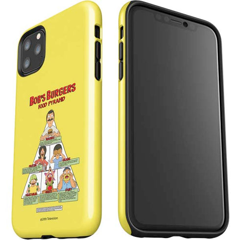 Bobs Burgers Food Pyramid iPhone 11 Pro Max Impact Case
