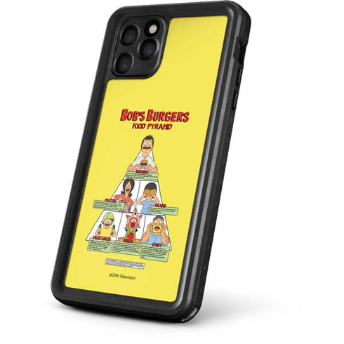 Bobs Burgers Food Pyramid iPhone 11 Pro Waterproof Case