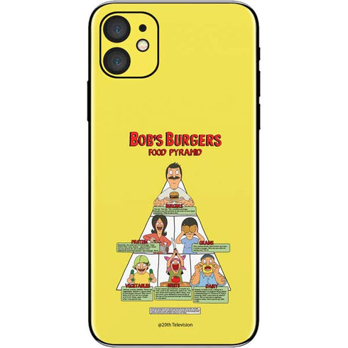Bobs Burgers Food Pyramid iPhone 11 Skin