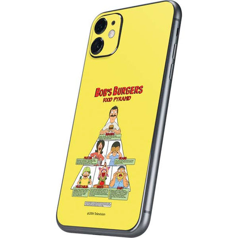 Bobs Burgers Food Pyramid iPhone 11 Skin