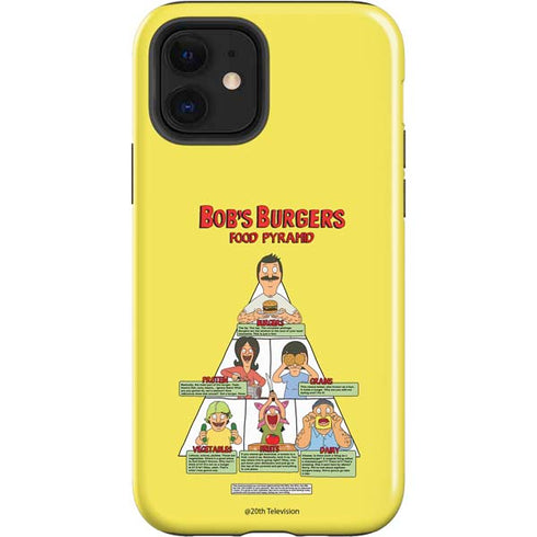 Bobs Burgers Food Pyramid iPhone 12 Impact Case