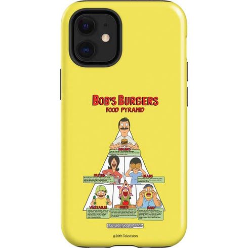 Bobs Burgers Food Pyramid iPhone 12 Mini Impact Case