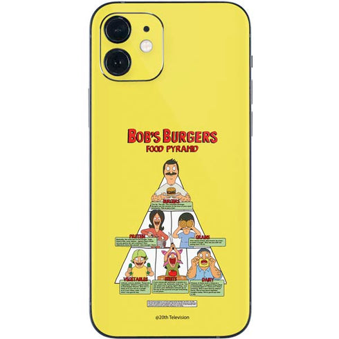 Bobs Burgers Food Pyramid iPhone 12 Mini Skin