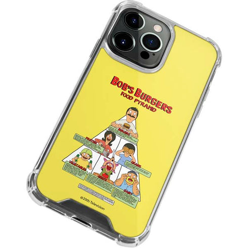 Bobs Burgers Food Pyramid iPhone 13 Pro Clear Case