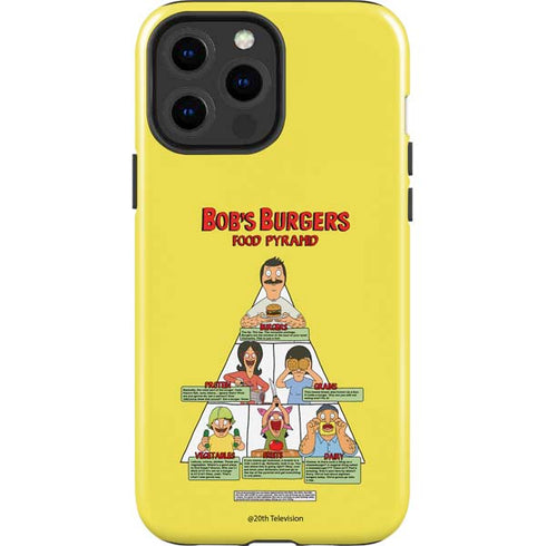Bobs Burgers Food Pyramid iPhone 13 Pro Max Impact Case